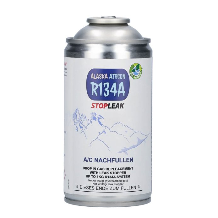 Botella selladora para sistemas R134a