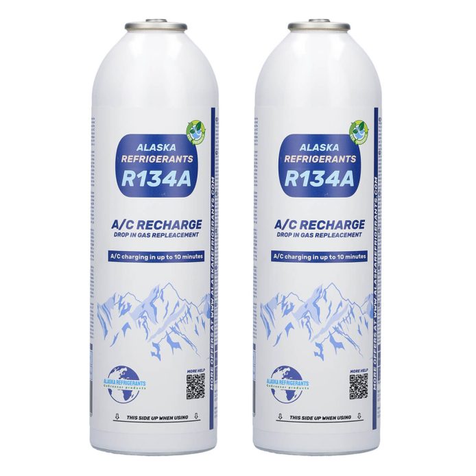 2 x refrigerante de sustitución R134a para vehículos