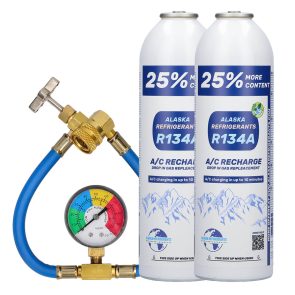Kit doble 25% - refrigerante R134a, tubo y manómetro