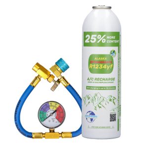 Kit doméstico 25% - refrigerante R1234yf, tubo y manómetro